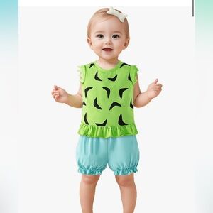 Baby Toddler Cavegirl Caveman Stone Pebbles Halloween The Flintstones